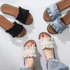 Sandals Women Shoe Sandal 2024 Summer Slippers Fashion Ear Lace Designer Flat Platform Bottom Cool Slides