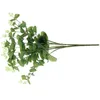 Decoratieve Bloemen Decoratie Simulatie Zamioculcas Bladeren Bruiloft Plastic Faux Eucalyptus Prikkers