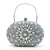 Sac de dîner pour femmes, sac à main de Banquet en diamant incrusté de tournesol, sac de soirée pour robe 240126