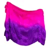 Kampanj som säljer magdans silkesslöja för kvinnor ljus 5 mamma 100% silkes magdans sjalar wraps gradient 250 cm 240202