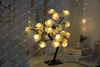 Bordslampor LED Tree Lamp Cherry Blossom Jul dekoration liten natt