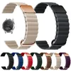 Watch Bands 20 22mm Magnetic Leather Wrist Strap For Garmin Vivoactive 3 4 HR Watchband Sq Active Move Venu 2 Plus Bracelet Band