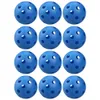 CRESTGOLF 12pcsX90mm Pickleball Plastic Airflow Hollow Indoor Practice Training Ball Baseball Golf Ball Accessories 240129