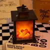 Lareira falsa decorativa com imitação de fogo mini efeito de chama led luz ambiente natal presentes de halloween decoração de casa 240131