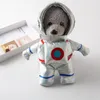 犬のアパレルかわいいペットの服ファスナーテープコスプレスペースコスチューム夏のための創造的な通気性のあるジャンプスーツ