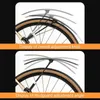 Pára-choques de bicicleta universal guarda lama conjunto conjunto pára-choque traseiro da bicicleta guarda roda traseira para bicicleta mtb 240202