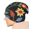 Bérets Ojibwe motifs floraux tricot chapeau de luxe homme chapeaux de noël garçon casquette femme
