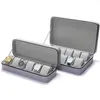 6/10/12 Girds Watch Case Organizer Портативный чехол для часов на молнии Браслеты Мужские и женские многофункциональные витрины 240129