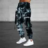 Men's Pants Sweatpants Joggers Trousers Drawstring Elastic Waist Ribbon Color Block Graphic Prints Comfort Breathable Sports Outdoor