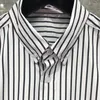 Men's Casual Shirts Striped England Style Business Causal Top Quality Comfortable Outdoor Daily Short-Sleeved Women Blouses