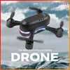 Drönare Tyrc XK E88 Mini -Drone 4K Professinal med 1080p vid vinkel HD -kamera vikbar RC -helikopter WiFi FPV Höjd Håll presentleksak YQ240213