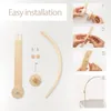 Baby Wood Bird Shape Bell Bell Bracket Mobile Hanging Rattles Toy Hanger Baby Crib Mobil Bell Toy Holder Arm Bracket Gifts 240118