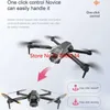 ドローンプロフェッショナル8K ESC HD AERIAL WIFI FPV RC QUADCOPTER DRONE 360ロール光フローホバリング障害物リモートコントロールYQ240211