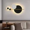 Lampada da parete applique lunghe lanterna interruttore a led letto intelligente applique rustica per la casa