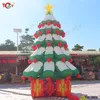 Atacado atividades de jogos ao ar livre 8m 26 pés inflável árvore de natal balão inflável gigante para decoração de natal 002