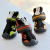 Waterproof Small Big Dog Golden Retriever Boots Winter Warm Windproof and Anti Slip Soft Bottom wear resistant 8 Size Pet Shoes 240119