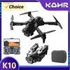 Drones TOSR K10 Max Drone 8K trois caméra HD 4K photographie aérienne professionnelle grand Angle évitement d'obstacles RC quadrirotor jouets cadeaux YQ240213