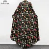 Ethnische Kleidung 1 Stück Muslim Hijabs Kleid Damen Gebetskleidungsstück Dubai Abaya Arab Jibab Islam Floral Djellaba Femmel Khimar Caftan