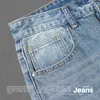 INFLAZIONE Jeans a gamba larga con lavaggio retrò da uomo Jeans larghi blu Pantaloni casual in denim da uomo Taglie forti 240127