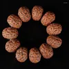 Strand Eight Pieces Jingang Bodhi Single Circle Bead Bracelet With Meat Stump Wholesale