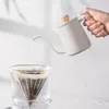 Koffiepot Melkopschuimkan Kan Zwanenhals Ketel Uitloop Roestvrij staal Espresso Koffie Thee Melkpot Ketel Kan 350 ml 600 ml 240130