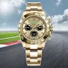 2024 Mens Watch Designer Watches 40mm Orologio Uogo 904L Safir Cam Otomatik Katlanır Toka Su Geçirmez Dhgates Holwatch Kutu ile