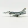 1/100 Scale Model Toy F-16 6 F-16C Fighter Aircraft USAF Diecast Metal Plane Model Toy For Collection 240119