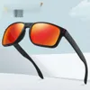 Солнцезащитные очки 2024, новинка TR90, спортивные модные поляризованные красочные мужские солнцезащитные очки для вождения, ночное зеркало 3056