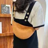 이브닝 가방 빈티지 코듀로이 디자이너 가방 일본 단색 여성 작은 숄더백 패션 만두 여행 간단한 크로스 바디