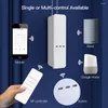 Smart Home Control Tuya WiFi Motor Elétrico Corrente Roller Blinds Shade Shutter Drive RF Remote Kit Life App Alexa Google Voice Assistant