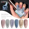 CANNI 16 мл, 6 цветов/набор, набор блестящих бриллиантов «кошачий глаз», маникюрный набор для дизайна ногтей, блестящий УФ-гель-лак для ногтей, набор 240122