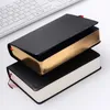 Retro Leather Notebook Thick Paper Bible Diary Book Notepad Blank Weekly Plan Writing Notebooks Office School Supplies 240119