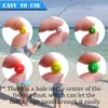 105Pcs/box Cylinder Foam Fishing Float Bobber Strike indicator fly fishing Floating fishing light Buoys Floats for Fishing 240125