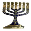 Castiçais menorah candelabro titular presentes mesa decorativa 7 ramos candelabros de metal para festas de casamento em casa