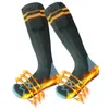 Chaussettes de ski pour hommes, chaudes, rechargeables, intelligentes, alimentées par batterie, lavables, pour Sports de plein air, Camping, randonnée