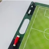 Fotboll Tactic Board Portable PVC Wearresistent återanvändbar fotbollscoachingplatta Lätt strategi Urklipp 240127