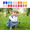 Hårtillbehör 40x Tie Bow Head Pendent Polyester Långvarig utsökta leveranser Small Bright Color Ribbon Bows Girl Headwear