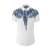 Men's T-Shirts MB new feather wing positioning printing mens short sleeved shirt casual mens hot selling item