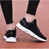 Svarta män skor mode man sneakers höst bekväm mjuk ensamma andningsbara män löparskor zapatillas deportivas de hombres 240125
