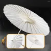 Umbrellas Oil Paper Umbrella DIY Painting White Parasol Decor Graffiti Blank Chinese Style