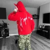 Erkek hoodies hip hop koyu yarasa kanat şeytan boynuzu gotik fermuarlı kapüşonlu ceket erkekler kadın büyük boy sweatshirt kawaii kıyafetleri harajuku kış y2k