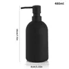 Ensemble d'accessoires de bain, distributeur de savon noir vide, pratique, cuisine, accessoires de salle de bains, décor, bouteille à pompe à vaisselle de Style Simple, 480ml