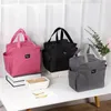 Geschirr Tragbare Mittagessen Taschen Für Frauen Handtaschen Eis Kühler Picknick Isolierte Thermische Box Beutel Kinder Schule Lagerung Tasche