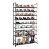 Armoire à chaussures multicouches, support peu encombrant, facile à installer, étagère en tissu non tissé, meubles de salon 240130