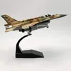 6 Model płaski zabawka 1 72 Skala F-16i Sufa Model myśliwca Diecast samolot samolot statyczny dla kolekcji 240131