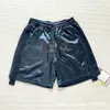 RRR123 Herrshorts 2024 Designer Herr- och kvinnors shorts RRR123 American High Street Silk Shorts Fashion Brand Loose Casual 5/4 Pants Summer Mens