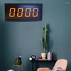 Zegary ścienne 3-calowe 4-cyfrowe wyświetlacz LED duży cyfrowy elektroniczny 9999 dzień odliczanie zdalne sterowanie jednostronne pełne czerwone timer częściowy
