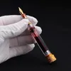 MAJOHN V1 Transparent Resin Demonstration Vacuum Filling Inking Fountain Pen #26 Nib Gold-Plated Nib Daily Writing Gift Pen 240130