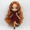 ICY DBS Blyth Doll 16 bjd toy joint body tan skin doll 30cm shiny face for DIY custom doll 240130