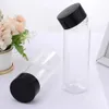 10pcs Plastic Juice Bottle Transparent Coarse Cereals Storage Container Beverage Pet Layered Fruit Sensory 240129